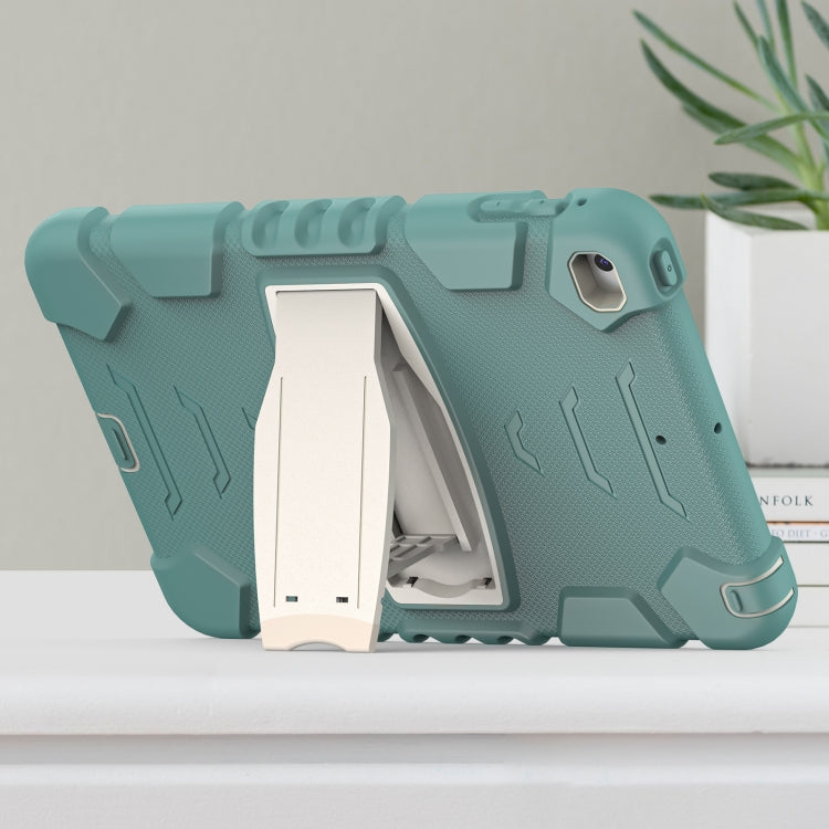 3-Layer Protection Screen Frame + PC + Silicone Shockproof Combination Case with Holder For iPad mini 5 / 4(Emerald Green) - iPad mini (2019) / mini 5 Cases by buy2fix | Online Shopping UK | buy2fix