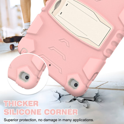 3-Layer Protection Screen Frame + PC + Silicone Shockproof Combination Case with Holder For iPad mini 5 / 4(Cherry Blossoms Pink) - iPad mini (2019) / mini 5 Cases by buy2fix | Online Shopping UK | buy2fix