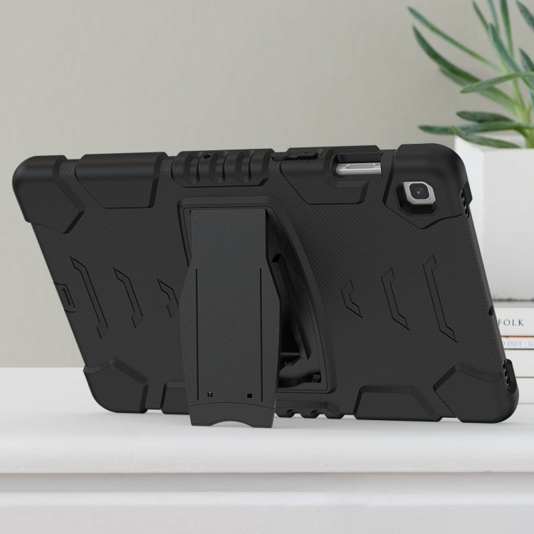 3-Layer Protection Screen Frame + PC + Silicone Shockproof Combination Case with Holder For Samsung Galaxy Tab S5e T720(Black) - Tab S5E 10.5 T720 / T725 by buy2fix | Online Shopping UK | buy2fix