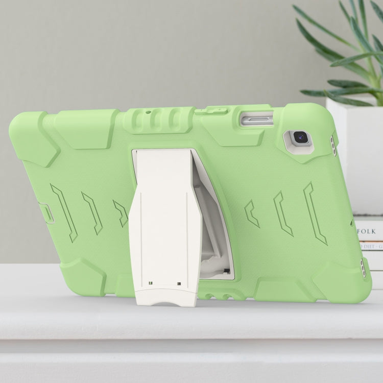 3-Layer Protection Screen Frame + PC + Silicone Shockproof Combination Case with Holder For Samsung Galaxy Tab S5e T720(Matcha Green) - Tab S5E 10.5 T720 / T725 by buy2fix | Online Shopping UK | buy2fix