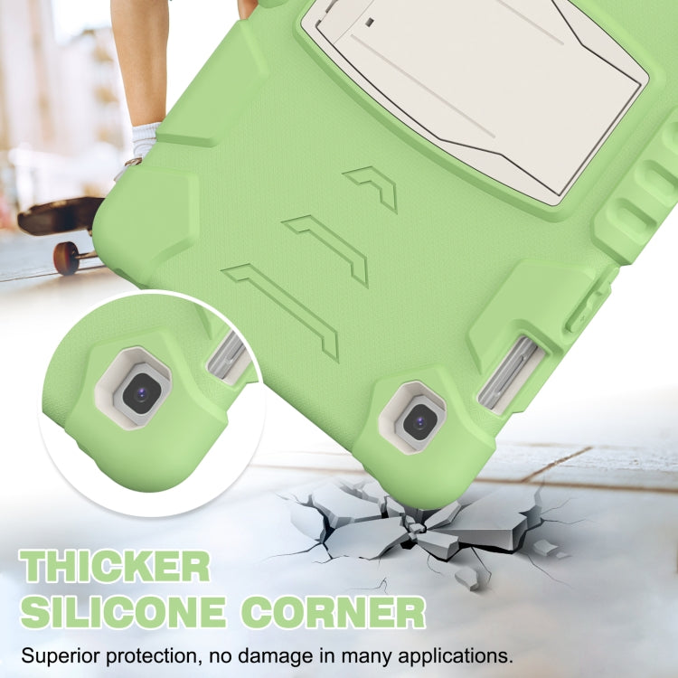 3-Layer Protection Screen Frame + PC + Silicone Shockproof Combination Case with Holder For Samsung Galaxy Tab S5e T720(Matcha Green) - Tab S5E 10.5 T720 / T725 by buy2fix | Online Shopping UK | buy2fix