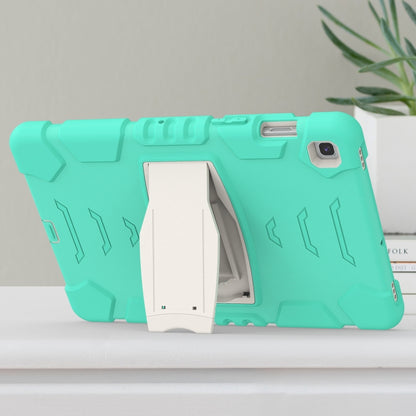 3-Layer Protection Screen Frame + PC + Silicone Shockproof Combination Case with Holder For Samsung Galaxy Tab S5e T720(Mint Green) - Tab S5E 10.5 T720 / T725 by buy2fix | Online Shopping UK | buy2fix