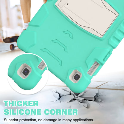 3-Layer Protection Screen Frame + PC + Silicone Shockproof Combination Case with Holder For Samsung Galaxy Tab S5e T720(Mint Green) - Tab S5E 10.5 T720 / T725 by buy2fix | Online Shopping UK | buy2fix