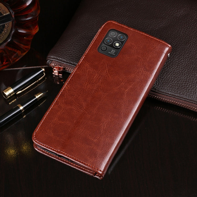 For Honor Play 5T Youth idewei Crazy Horse Texture Horizontal Flip Leather Case with Holder & Card Slots & Wallet(Black) - Honor Cases by idewei | Online Shopping UK | buy2fix