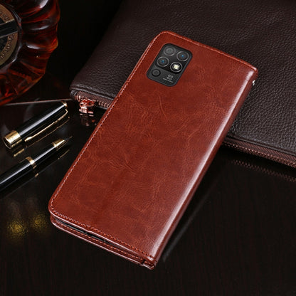 For Honor Play 5T Youth idewei Crazy Horse Texture Horizontal Flip Leather Case with Holder & Card Slots & Wallet(Black) - Honor Cases by idewei | Online Shopping UK | buy2fix