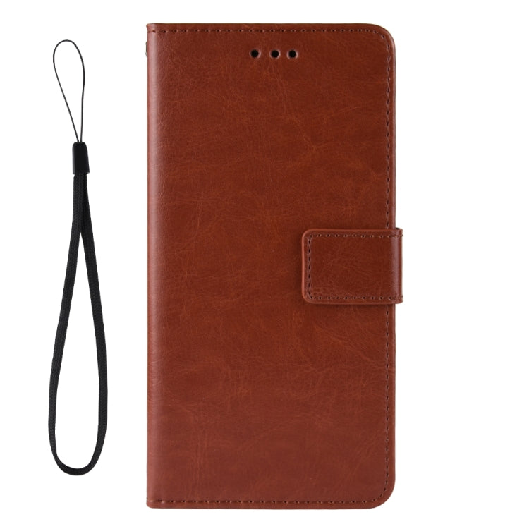 For Ulefone Note 10 Crazy Horse Texture Horizontal Flip Leather Case with Holder & Card Slots & Lanyard(Brown) by buy2fix