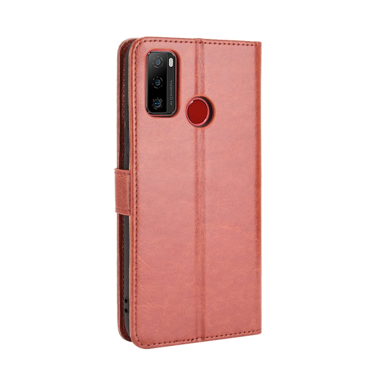 For Ulefone Note 10 Crazy Horse Texture Horizontal Flip Leather Case with Holder & Card Slots & Lanyard(Brown) by buy2fix