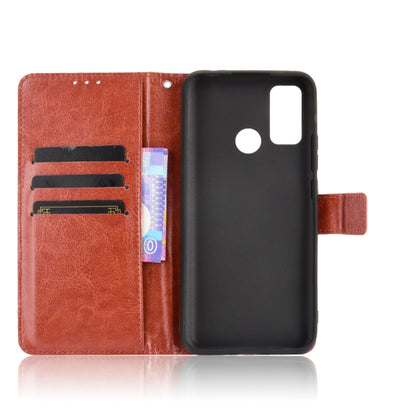 For Ulefone Note 10 Crazy Horse Texture Horizontal Flip Leather Case with Holder & Card Slots & Lanyard(Brown) by buy2fix