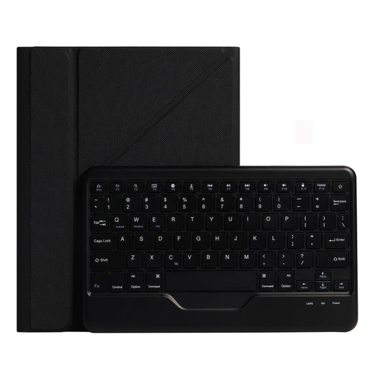 B09 Splittable Bluetooth Keyboard Leather Tablet Case with Triangle Holder & Pen Slot For iPad 10.2 2020 & 2019 / Pro 10.5 inch / Air 3 10.5 inch(Black Diamond Pattern)
