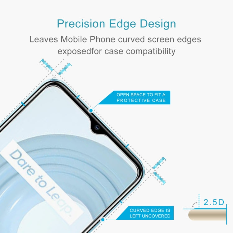 For OPPO Realme C21 / C31 10 PCS 0.26mm 9H 2.5D Tempered Glass Film by buy2fix