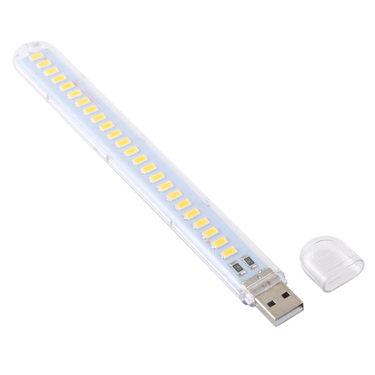 3W 24LEDs 5V 200LM USB LED Book Light Portable Night Light Warm Light by buy2fix