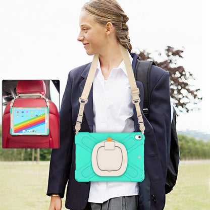 For iPad Pro 10.5 2017 / Air 10.5 2019 Silicone + PC Protective Case with Holder & Shoulder Strap(Mint Green) - iPad Air (2019) Cases by buy2fix | Online Shopping UK | buy2fix