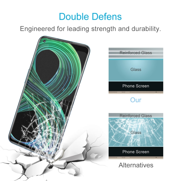For OPPO Realme 8 5G / 8S 5G 10 PCS 0.26mm 9H 2.5D Tempered Glass Film by buy2fix