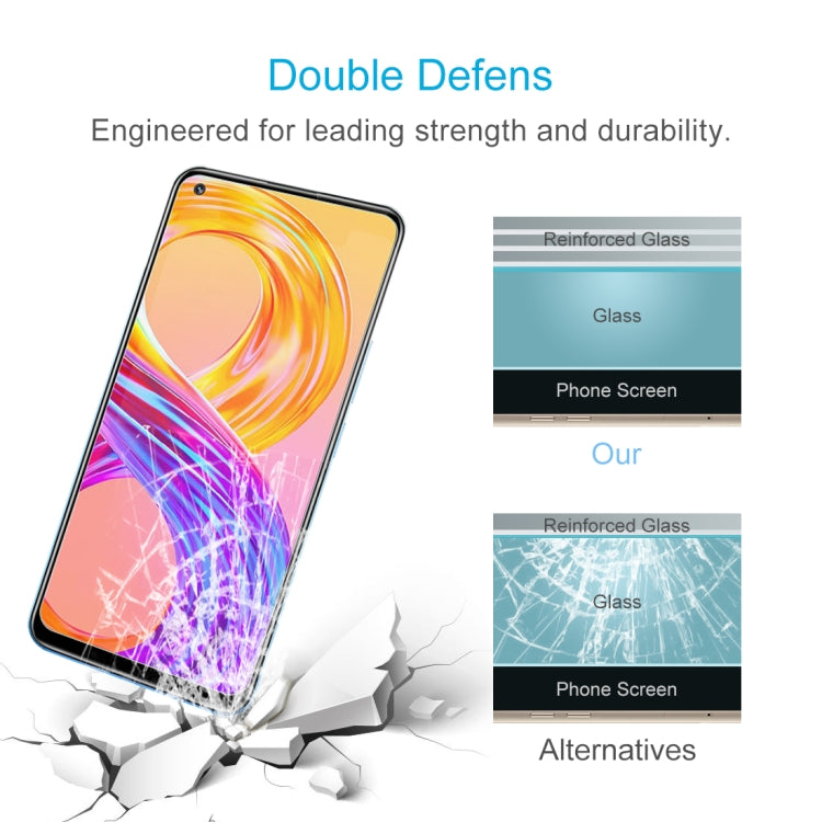 For OPPO Realme 8 / 8 Pro / 9 / 9 Pro+ 10 PCS 0.26mm 9H 2.5D Tempered Glass Film by buy2fix