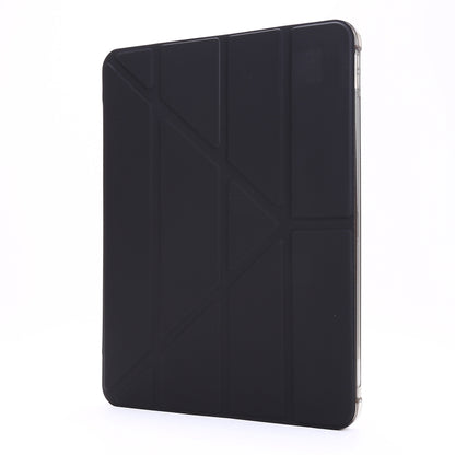 For iPad Pro 11 2022 / 2021 Multi-folding Horizontal Flip PU Leather + Shockproof TPU Tablet Case with Holder & Pen Slot(Black) - iPad Pro 11 (2022/2021) Cases by buy2fix | Online Shopping UK | buy2fix