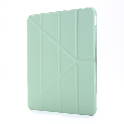 For iPad Pro 11 2022 / 2021 Multi-folding Horizontal Flip PU Leather + Shockproof TPU Tablet Case with Holder & Pen Slot(Green) - iPad Pro 11 (2022/2021) Cases by buy2fix | Online Shopping UK | buy2fix