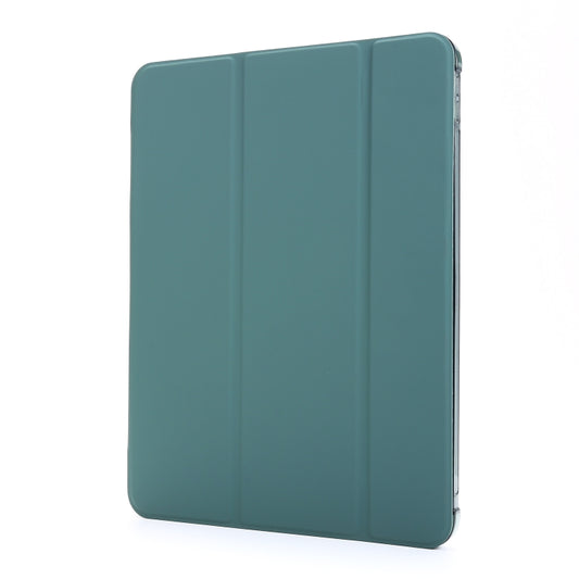 For iPad Pro 11 2022 / 2021 Multi-folding Horizontal Flip PU Leather + Shockproof Airbag TPU Tablet Case with Holder & Pen Slot & Wake-up / Sleep Function(Deep Green) - iPad Pro 11 (2022/2021) Cases by buy2fix | Online Shopping UK | buy2fix