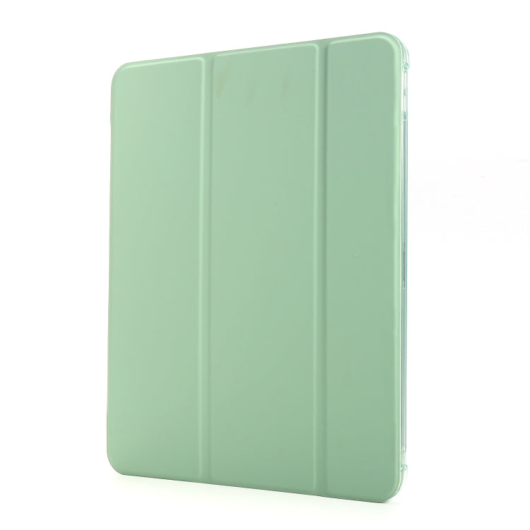 For iPad Pro 11 2022 / 2021 Multi-folding Horizontal Flip PU Leather + Shockproof Airbag TPU Tablet Case with Holder & Pen Slot & Wake-up / Sleep Function(Green) - iPad Pro 11 (2022/2021) Cases by buy2fix | Online Shopping UK | buy2fix