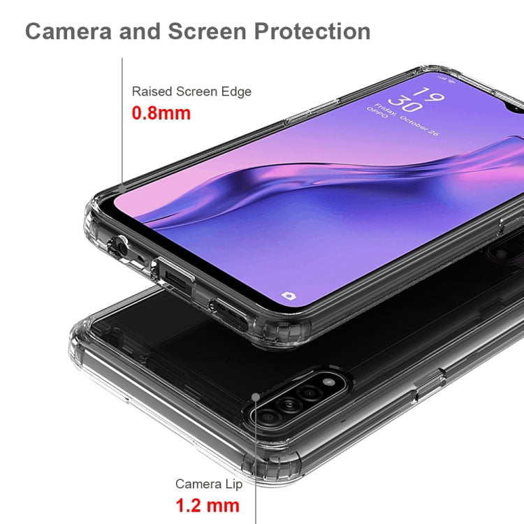 For OPPO A31 Shockproof Scratchproof TPU + Acrylic Protective Case(Transparent) - OPPO Cases by buy2fix | Online Shopping UK | buy2fix