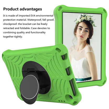 For Amazon Kindle Fire HD 8 2020 Spider King EVA Protective Case with Adjustable Shoulder Strap & Holder(Green) - Amazon by buy2fix | Online Shopping UK | buy2fix