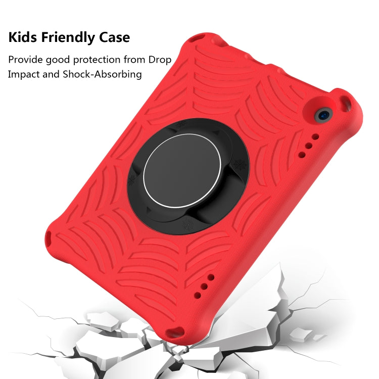 For Amazon Kindle Fire HD 8 2020 Spider King EVA Protective Case with Adjustable Shoulder Strap & Holder(Red) - Amazon by buy2fix | Online Shopping UK | buy2fix