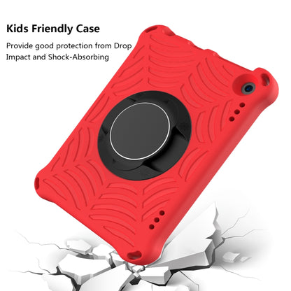 For Amazon Kindle Fire HD 8 2020 Spider King EVA Protective Case with Adjustable Shoulder Strap & Holder(Red) - Amazon by buy2fix | Online Shopping UK | buy2fix