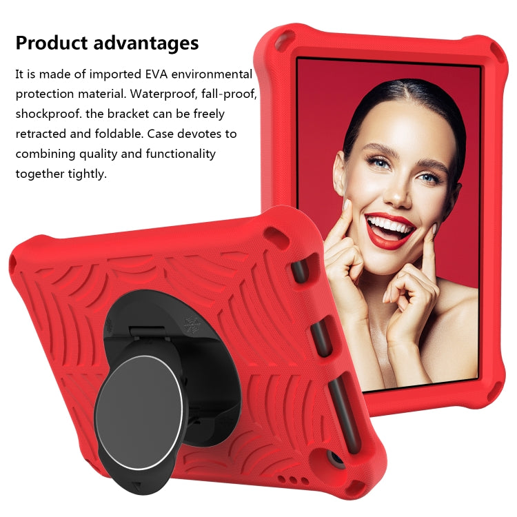 For Amazon Kindle Fire HD 8 2020 Spider King EVA Protective Case with Adjustable Shoulder Strap & Holder(Red) - Amazon by buy2fix | Online Shopping UK | buy2fix