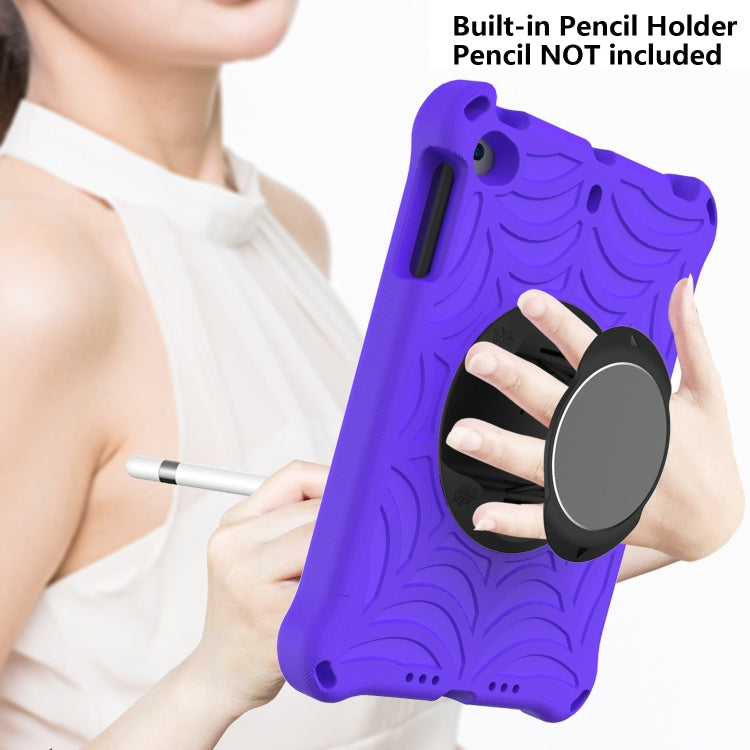 Spider King EVA Protective Case with Adjustable Shoulder Strap & Holder For iPad Mini 5 / 4 / 3 / 2 / 1(Purple) - iPad 4 & 3 & 2 Cases by buy2fix | Online Shopping UK | buy2fix