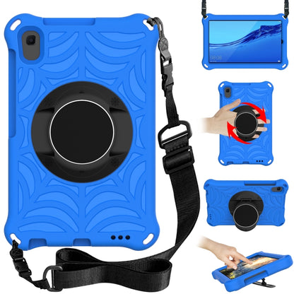 For Huawei MediaPad M5 Lite 8.0 inch Spider King EVA Protective Case with Adjustable Shoulder Strap & Holder(Blue) - Huawei by buy2fix | Online Shopping UK | buy2fix
