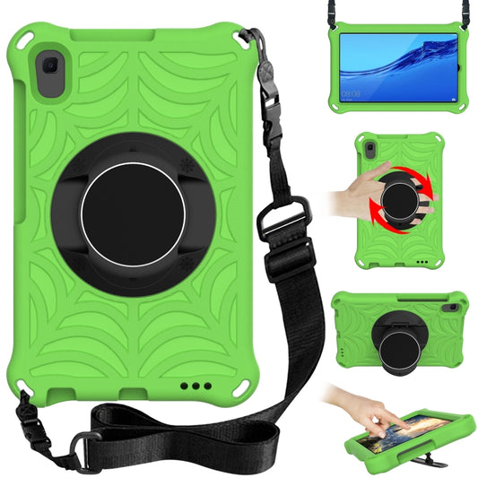 For Huawei MediaPad M5 Lite 8.0 inch Spider King EVA Protective Case with Adjustable Shoulder Strap & Holder(Green) - Huawei by buy2fix | Online Shopping UK | buy2fix