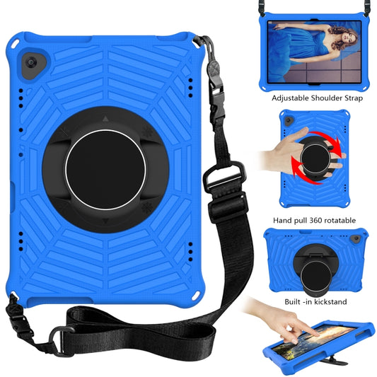 For Huawei MediaPad T5 Spider King EVA Protective Case with Adjustable Shoulder Strap & Holder(Blue) - Huawei by buy2fix | Online Shopping UK | buy2fix