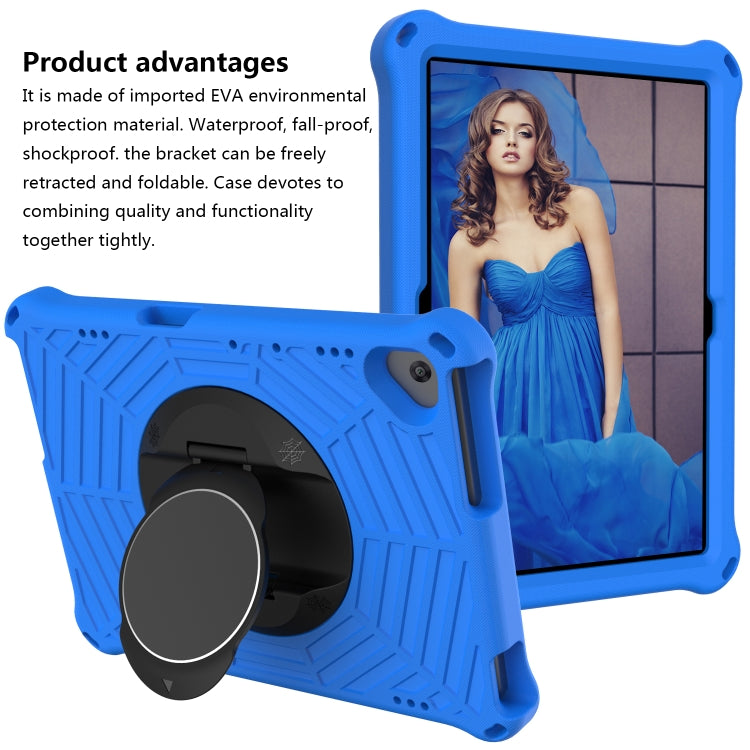 For Huawei MediaPad T5 Spider King EVA Protective Case with Adjustable Shoulder Strap & Holder(Blue) - Huawei by buy2fix | Online Shopping UK | buy2fix