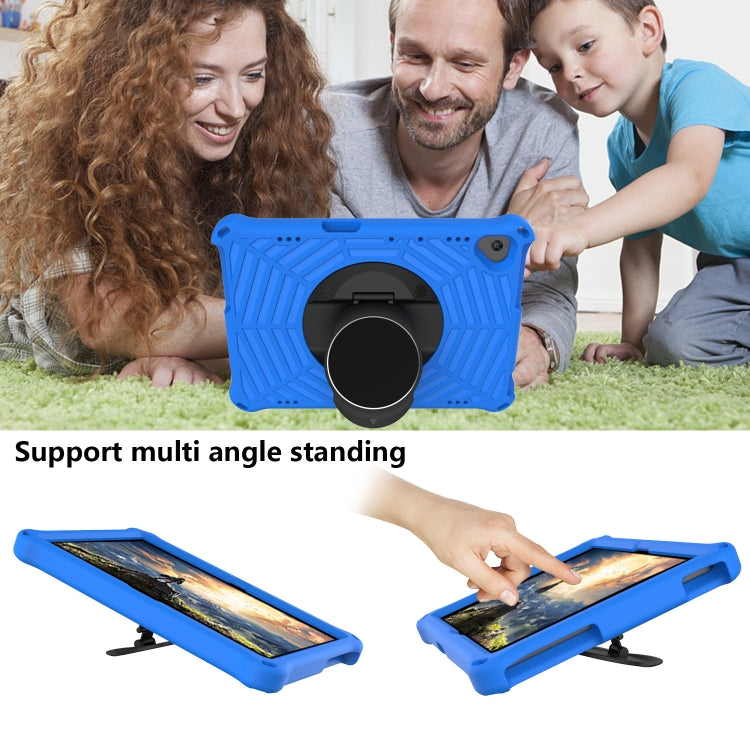 For Huawei MediaPad T5 Spider King EVA Protective Case with Adjustable Shoulder Strap & Holder(Blue) - Huawei by buy2fix | Online Shopping UK | buy2fix