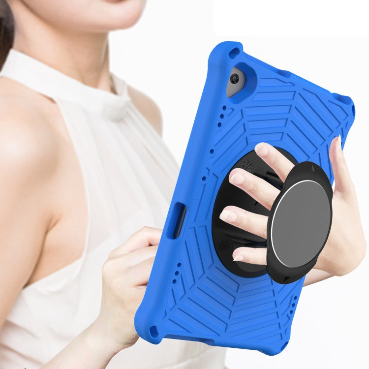 For Huawei MediaPad T5 Spider King EVA Protective Case with Adjustable Shoulder Strap & Holder(Blue) - Huawei by buy2fix | Online Shopping UK | buy2fix