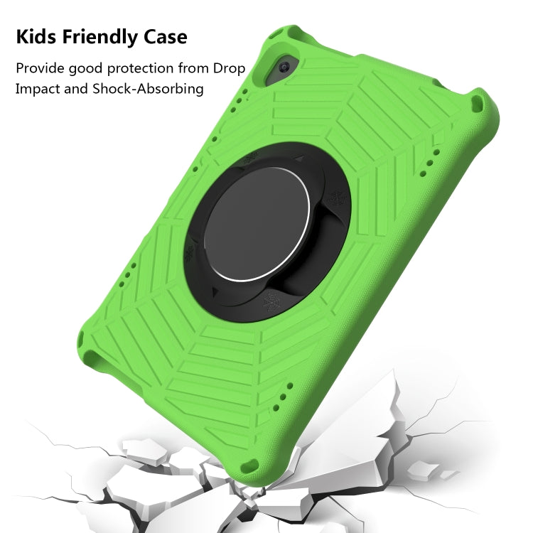 For Huawei MediaPad T5 Spider King EVA Protective Case with Adjustable Shoulder Strap & Holder(Green) - Huawei by buy2fix | Online Shopping UK | buy2fix