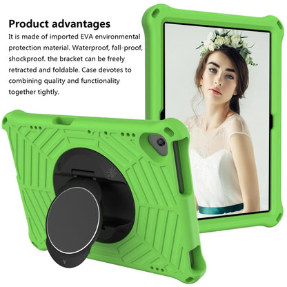 For Huawei MediaPad T5 Spider King EVA Protective Case with Adjustable Shoulder Strap & Holder(Green) - Huawei by buy2fix | Online Shopping UK | buy2fix