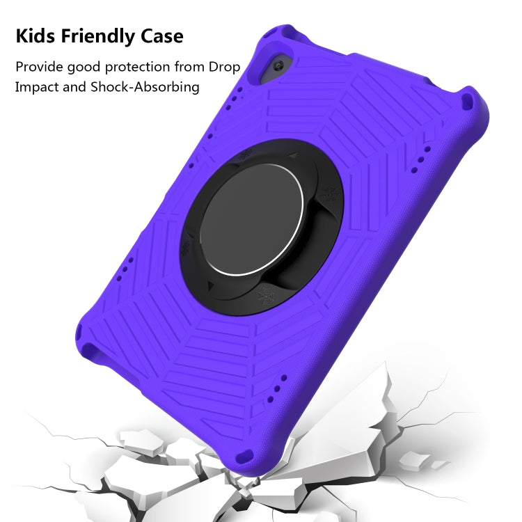For Huawei MediaPad T5 Spider King EVA Protective Case with Adjustable Shoulder Strap & Holder(Purple) - Huawei by buy2fix | Online Shopping UK | buy2fix