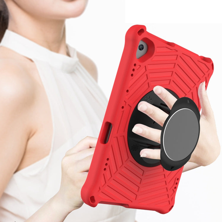 For Huawei MediaPad T5 Spider King EVA Protective Case with Adjustable Shoulder Strap & Holder(Red) - Huawei by buy2fix | Online Shopping UK | buy2fix