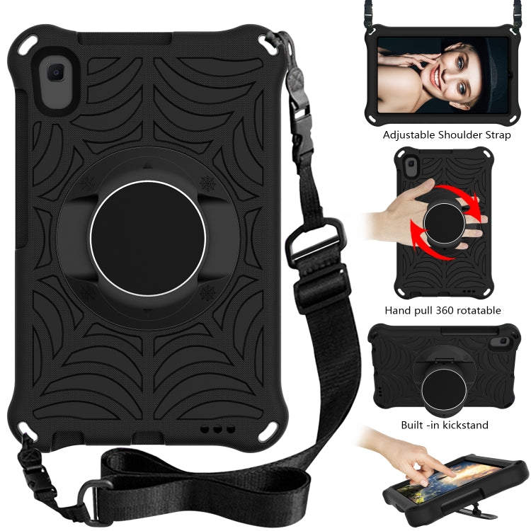 For Huawei MatePad T 8 8.0 inch Spider King EVA Protective Case with Adjustable Shoulder Strap & Holder(Black) - Huawei by buy2fix | Online Shopping UK | buy2fix