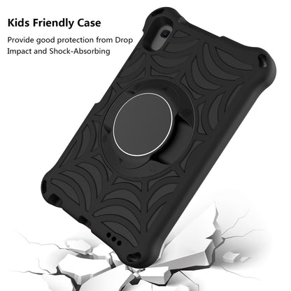 For Huawei MatePad T 8 8.0 inch Spider King EVA Protective Case with Adjustable Shoulder Strap & Holder(Black) - Huawei by buy2fix | Online Shopping UK | buy2fix