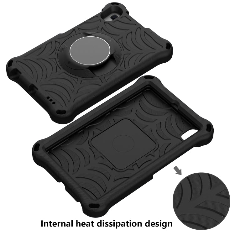 For Huawei MatePad T 8 8.0 inch Spider King EVA Protective Case with Adjustable Shoulder Strap & Holder(Black) - Huawei by buy2fix | Online Shopping UK | buy2fix
