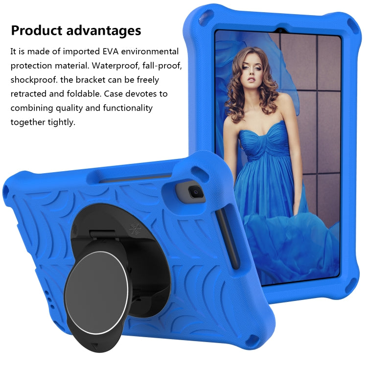 For Huawei MatePad T 8 8.0 inch Spider King EVA Protective Case with Adjustable Shoulder Strap & Holder(Blue) - Huawei by buy2fix | Online Shopping UK | buy2fix