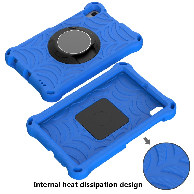For Huawei MatePad T 8 8.0 inch Spider King EVA Protective Case with Adjustable Shoulder Strap & Holder(Blue) - Huawei by buy2fix | Online Shopping UK | buy2fix