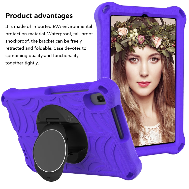 For Huawei MatePad T 8 8.0 inch Spider King EVA Protective Case with Adjustable Shoulder Strap & Holder(Purple) - Huawei by buy2fix | Online Shopping UK | buy2fix