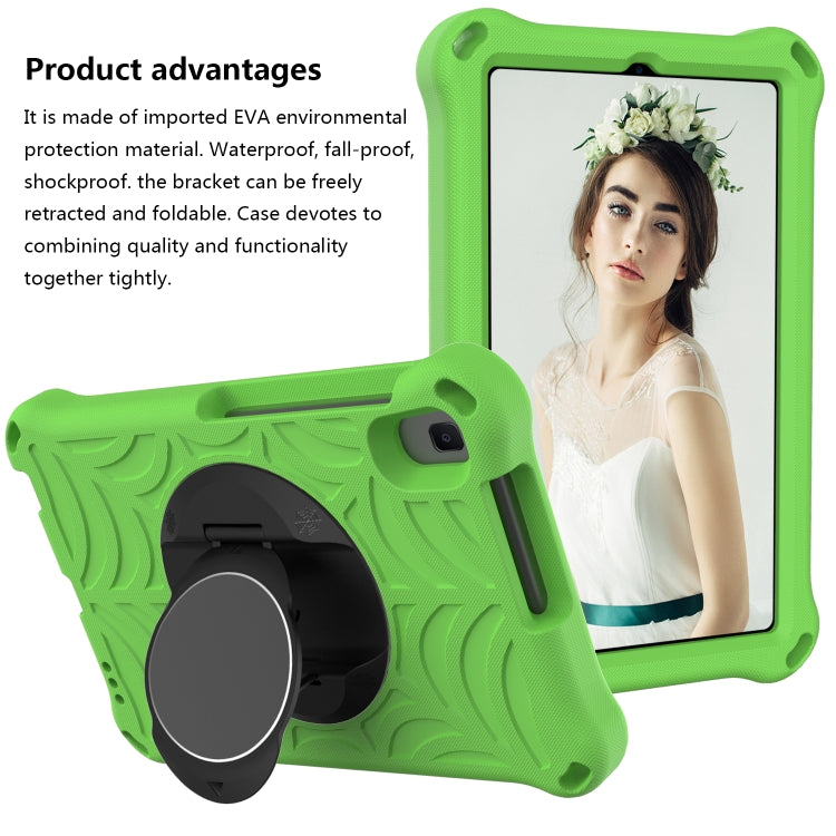 For Lenovo Tab M8 FHD TB-8505F / TB-8705X 8.0 inch Spider King EVA Protective Case with Adjustable Shoulder Strap & Holder(Green) - Lenovo by buy2fix | Online Shopping UK | buy2fix