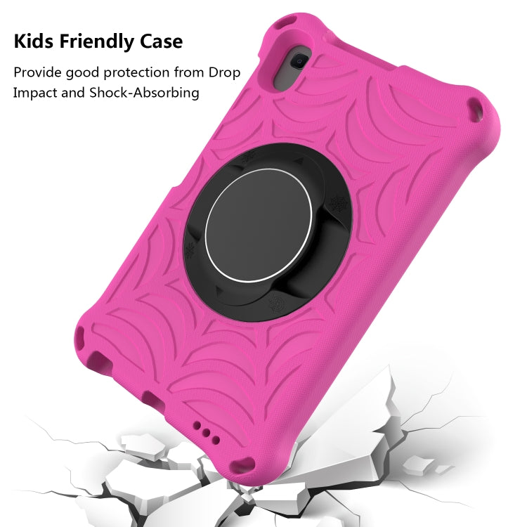 For Lenovo Tab M8 FHD TB-8505F / TB-8705X 8.0 inch Spider King EVA Protective Case with Adjustable Shoulder Strap & Holder(Rose Red) - Lenovo by buy2fix | Online Shopping UK | buy2fix