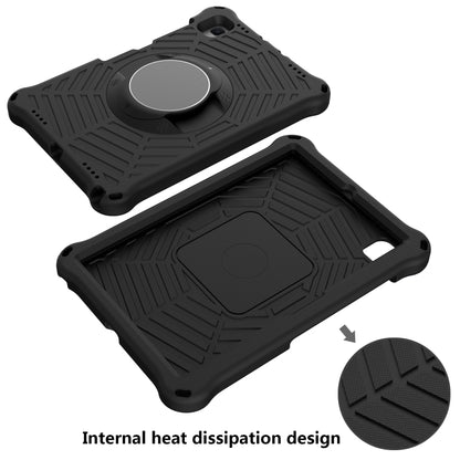 For Lenovo M10 Plus TB-X606F Spider King EVA Protective Case with Adjustable Shoulder Strap & Holder(Black) - Lenovo by buy2fix | Online Shopping UK | buy2fix