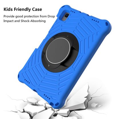 For Lenovo M10 Plus TB-X606F Spider King EVA Protective Case with Adjustable Shoulder Strap & Holder(Blue) - Lenovo by buy2fix | Online Shopping UK | buy2fix