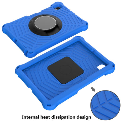 For Lenovo M10 Plus TB-X606F Spider King EVA Protective Case with Adjustable Shoulder Strap & Holder(Blue) - Lenovo by buy2fix | Online Shopping UK | buy2fix