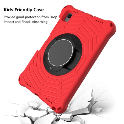 For Lenovo M10 Plus TB-X606F Spider King EVA Protective Case with Adjustable Shoulder Strap & Holder(Red) - Lenovo by buy2fix | Online Shopping UK | buy2fix